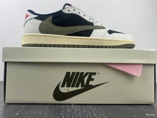 Rep TBK Low Travis 1 Olive Scott WMNS OG x Air Jordan DZ4137-106 0814